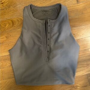YPB Abercrombie padded workout top tank padded cropped xs